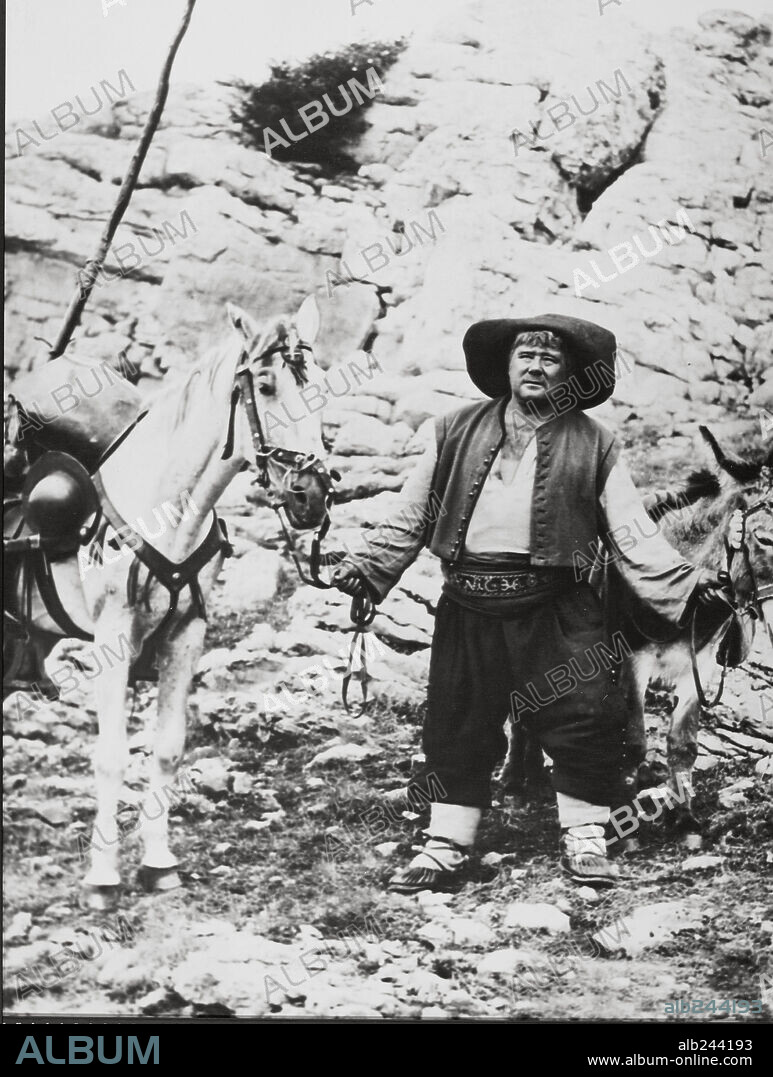 VLADIMIR TOLUBEYEV in DON QUIXOTE, 1957 (DON KIKHOT), directed by GRIGORI KOZINTSEV. Copyright LENFILM.