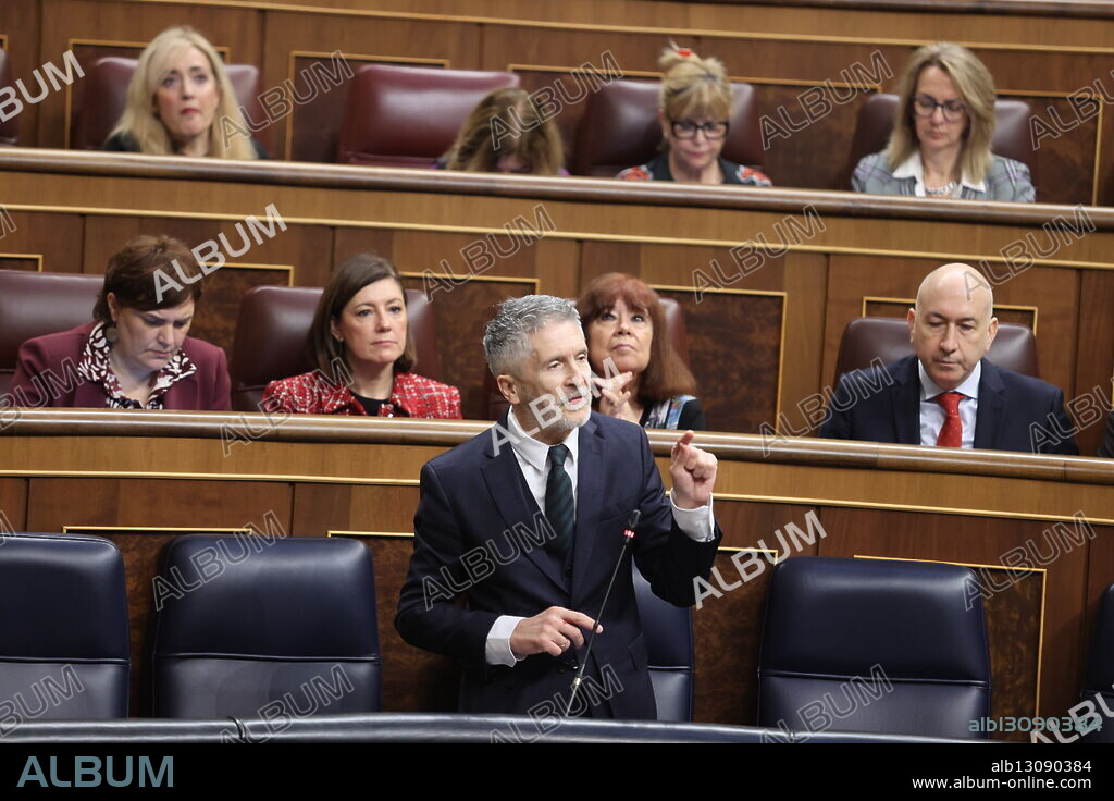 Madrid, 19/02/2025. Congreso de los Diputados. Pleno sesión de control al Gobierno e interpelaciones urgentes. Foto: Jaime García. ARCHDC.