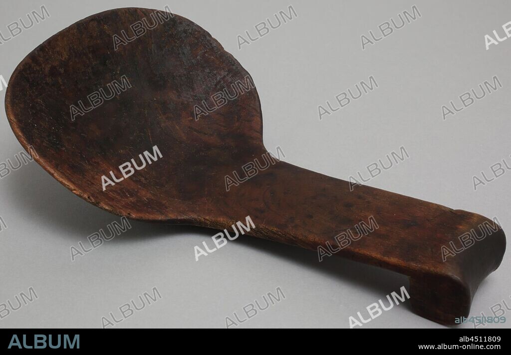 Iowa, Native American, Spoon, ca. 1870, Wood, Overall: 2 1/4 × 8 × 4 7/8 inches (5.7 × 20.3 × 12.4 cm).