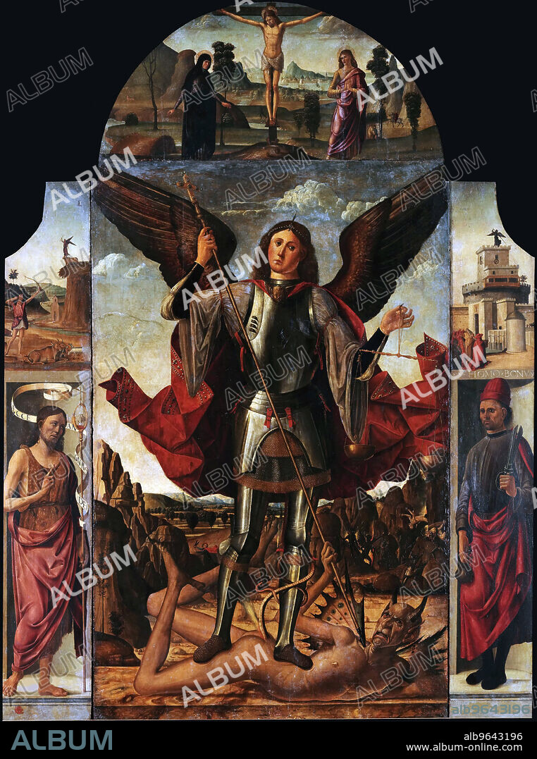 FRANCESCO PAGANO. Saint Michael and Stories from His Life (Polyptych).