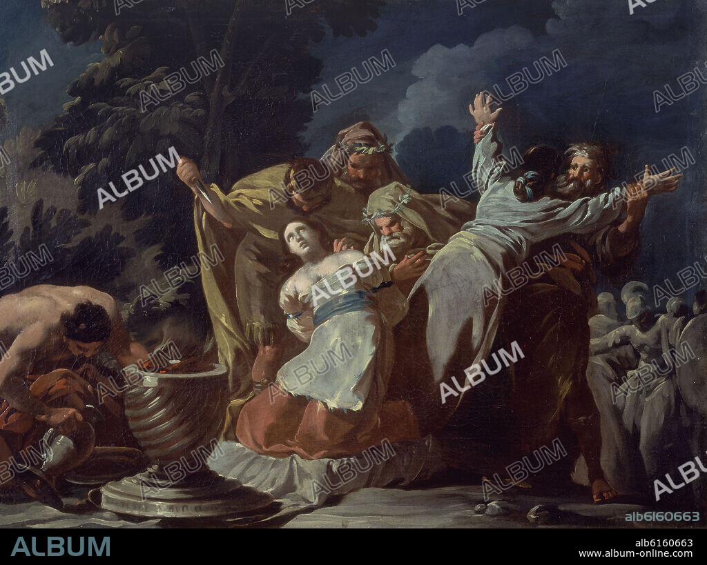 FRANCISCO DE GOYA. EL SACRIFICIO DE IFIGENIA, 1774.