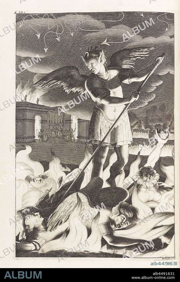 MICHAEL BURGHERS. Illustration for John Milton's "Paradise Lost".