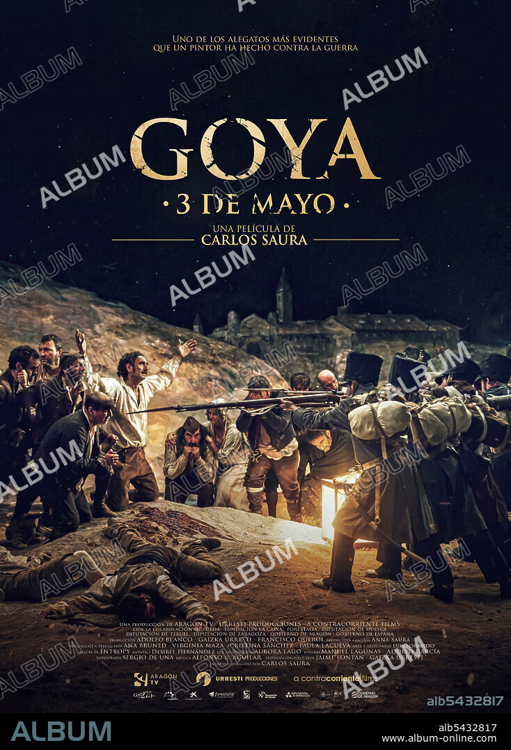 Poster of GOYA. 3 DE MAYO, 2021, directed by CARLOS SAURA. Copyright A CONTRACORRIENTE FILMS.