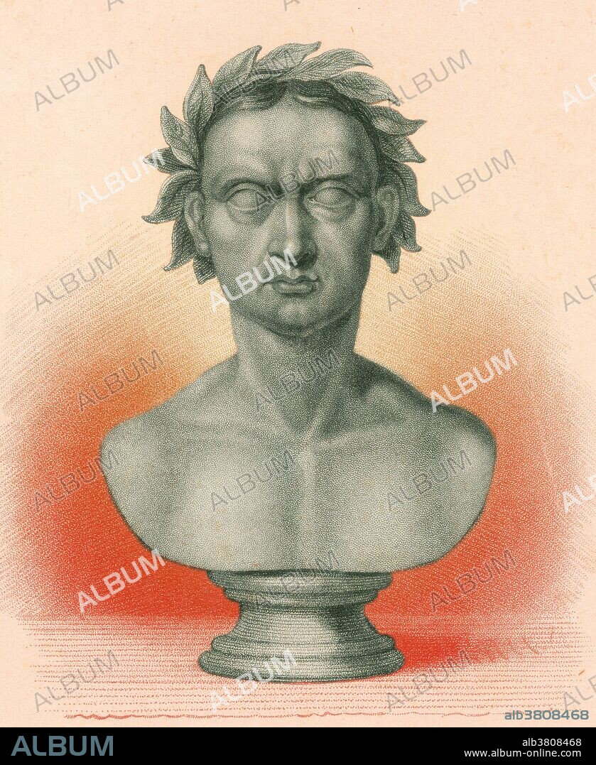 Gaius Julius Caesar (100-44 BC) was a Roman general and statesman. He played a critical role in the gradual transformation of the Roman Republic into the Roman Empire. In military campaigns to secure Roman rule over the province of Gaul (present day France) he gained much prestige. The Roman senate, fearing his power, ordered him to disband his army, but Caesar refused, crossed the Rubicon River, returned to Rome with his army, and made himself dictator. On a subsequent campaign in Asia, he reported to the senate, "I came, I saw, I conquered." Caesar was assassinated by his friend Brutus and others on the Ides of March in 44 BC.