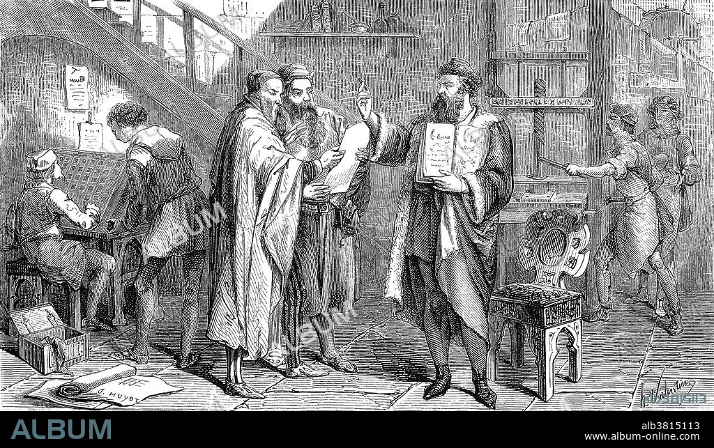 The printing press was invented by Johannes Gutenberg around 1440, based on existing screw presses. He developed a printing system, which perfected the printing process through all of its stages by adapting existing technologies to the printing purposes, as well as making groundbreaking inventions of his own. His newly devised hand mold made for the first time possible the precise and rapid creation of metal movable type in large quantities. The printing press spread within several decades to over 200 cities in a dozen European countries. By 1500, printing presses in operation throughout Western Europe had already produced more than 20 million volumes. In the 16th century, with presses spreading further afield, their output rose tenfold to an estimated 150 to 200 million copies. The arrival of mechanical movable type printing introduced the era of mass communication which permanently altered the structure of society.