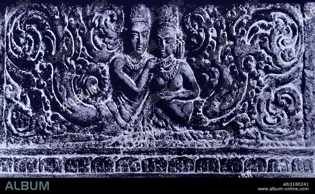 The Durga temple, a former Hindu temple, is located in Aihole in the state of Karnataka, India. The temple was built between the 7th and the 8th century by the dynasty of the Chalukyas. The architecture of the temple is predominantly Dravida with Nagara style; a unique and magnificent temple of the Chalukyan period.