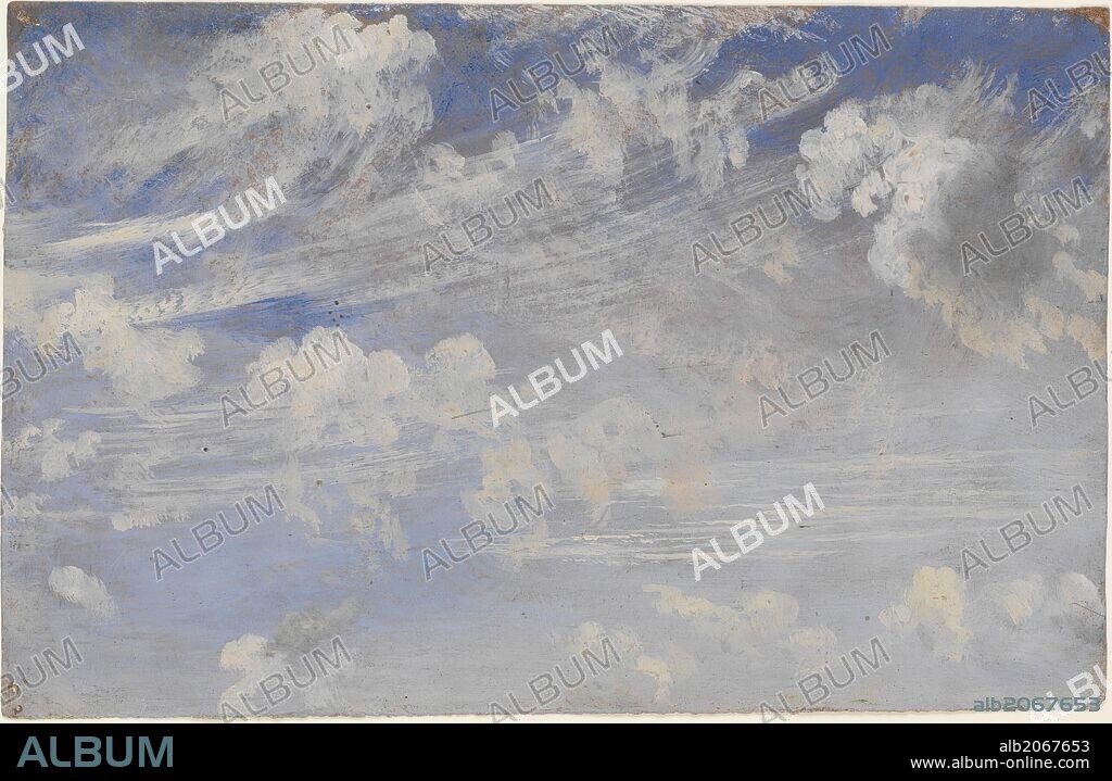 JOHN CONSTABLE. Estudio de las nubes de primavera, 1822, Oil on canvas, 11,4 cm x 17,8 cm.