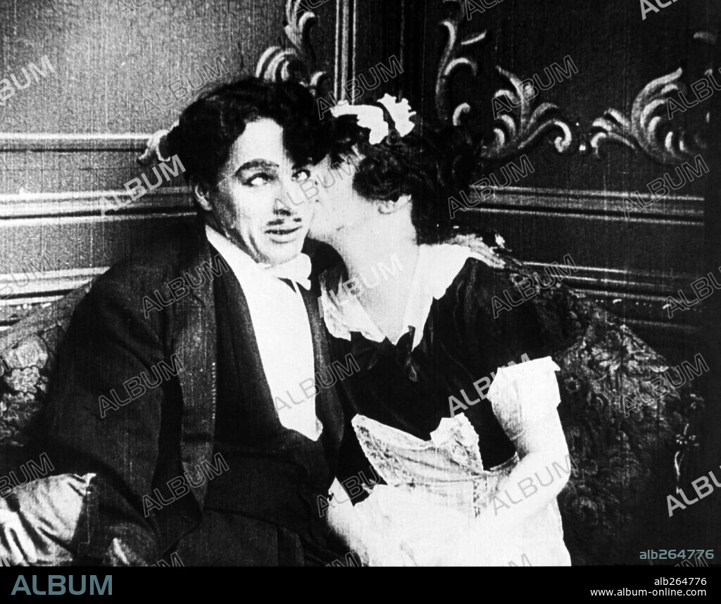 CHARLIE CHAPLIN in TILLIE'S PUNCTURED ROMANCE, 1914, directed by MACK SENNETT. Copyright KEYSTONE.