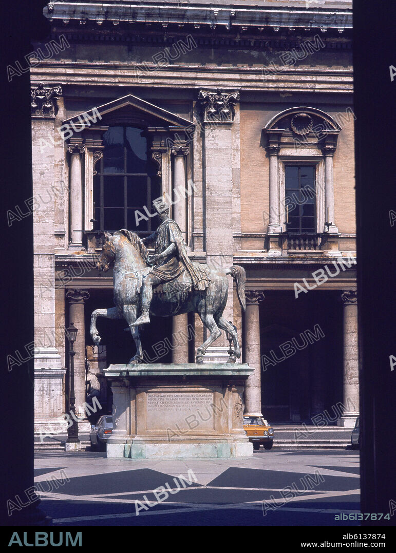 ESTATUA ECUESTRE DE MARCO AURELIO, 161/180.