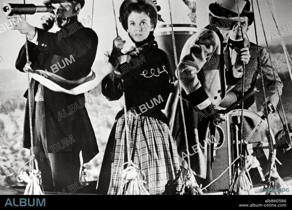 MARY WEBSTER in MASTER OF THE WORLD, 1961, directed by WILLIAM WITNEY. Copyright AIP.