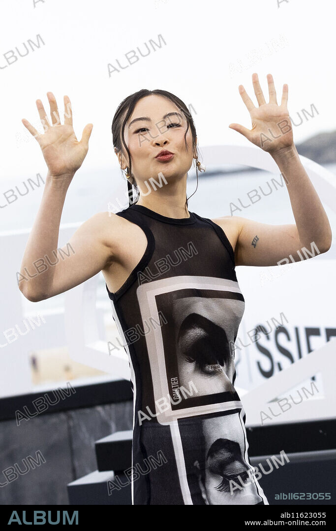 Chacha Huang attended 'Emmanuelle' Photocall during 72st San Sebastian International Film Festival at Kursaal Palace on September 20, 2024 in Donostia / San Sebastian, Spain.