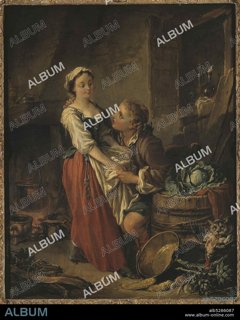 FRANÇOIS BOUCHER. La Belle cuisinière.