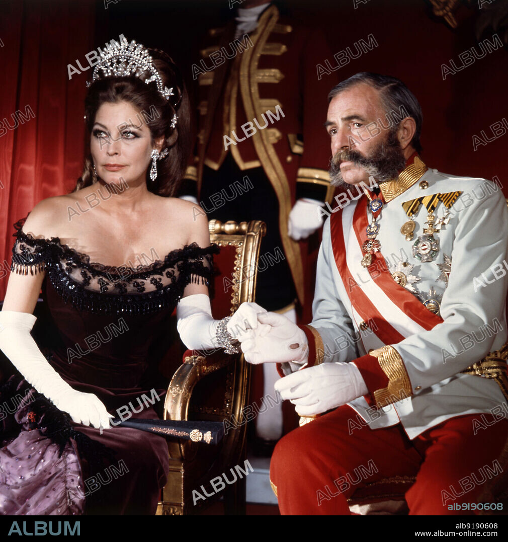 AVA GARDNER and JAMES MASON in MAYERLING, 1968, directed by TERENCE YOUNG. Copyright M.G.M.