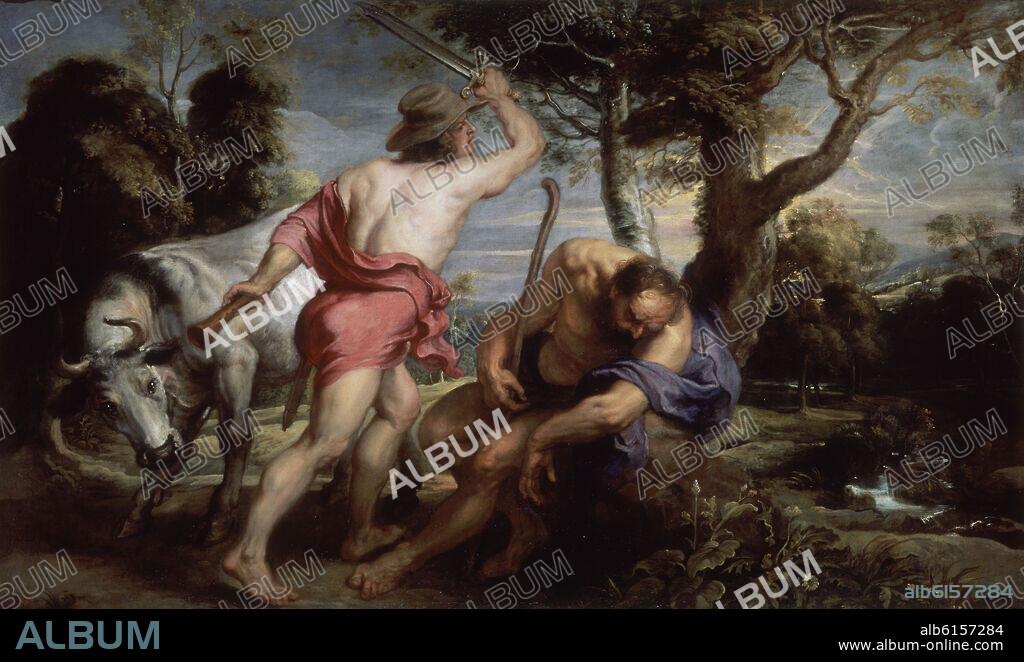 RUBENS-UDEN VAN. MERCURIO Y ARGOS - 1636-1638 - OLEO/LIENZO - 179x297 cm - NP 1673 - BARROCO FLAMENCO.