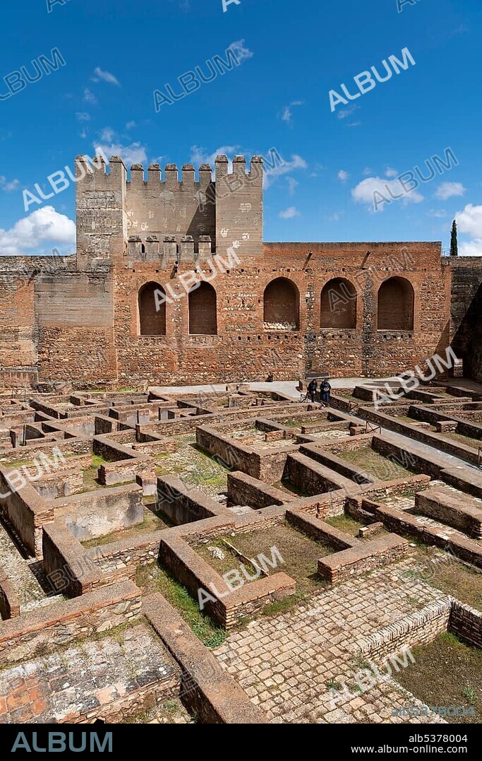 Barrio Castrense, Alcazaba of the Alhambra, Granada, Andalusia, Spain
