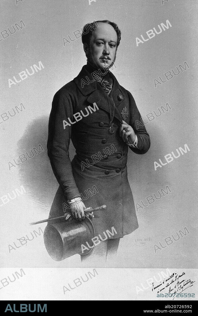 ALPHONSE LEON NOEL-(1807-1883). MARIANO TELLEZ GIRON Y BEAUFORT SPONTIN - 1814-1882 - XV DUQUE DEL INFANTADO - XII DUQUE DE OSUNA.