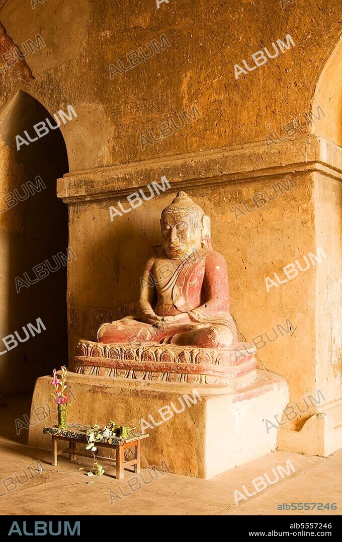 Buddha statue, Dhammayangyi temple, Bagan, Burma, Pagan, Myanmar