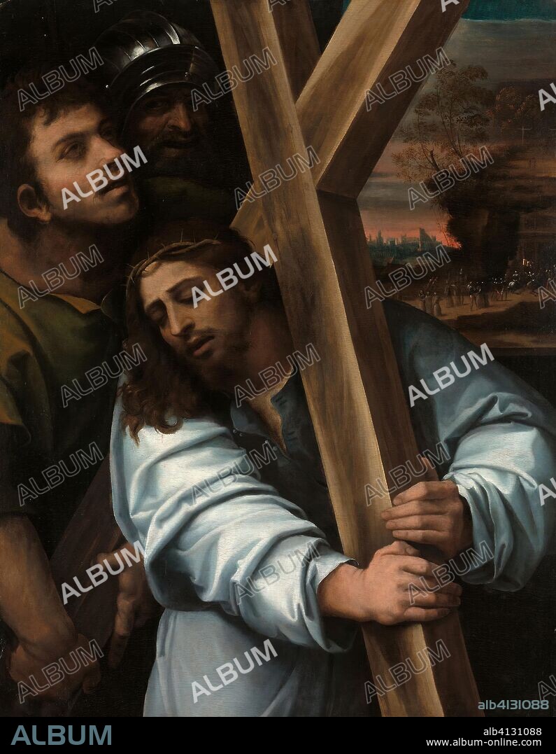 Christ Carrying the Cross. Sebastiano del Piombo; Italian, about 1485-1547. Date: 1515-1517. Dimensions: 118 × 92 cm (46 7/16 × 36 1/4 in.). Oil on panel. Origin: .
