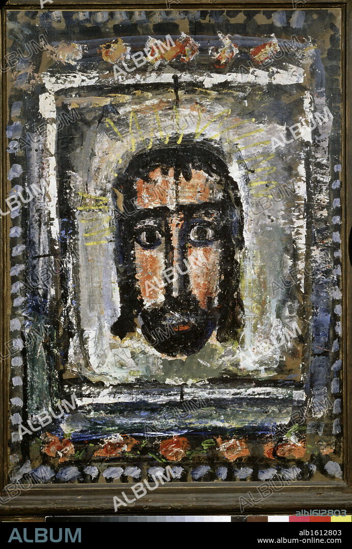 The Holy Face by Georges Rouault, 1933, 1871-1958, France, Paris, Musee National d'Art Moderne.