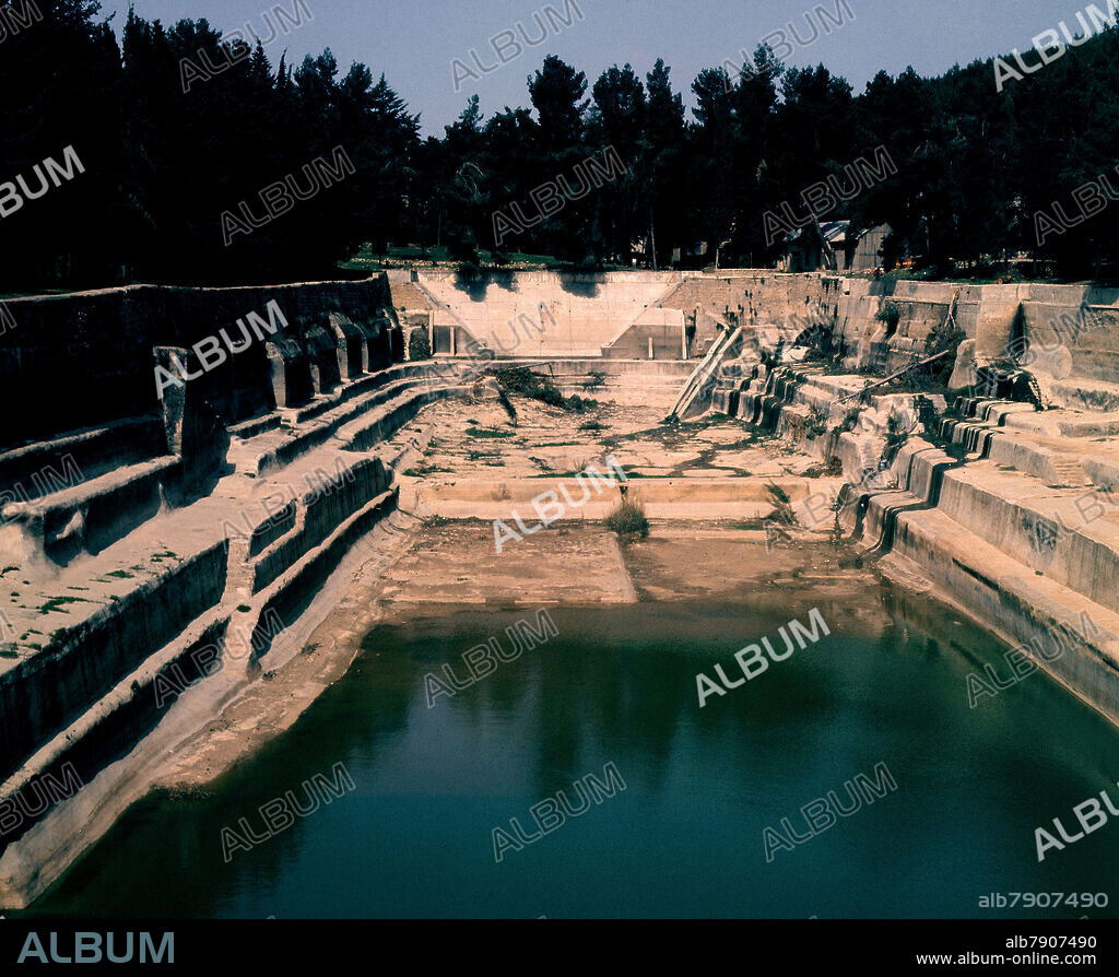 PISCINA DE SALOMON - FOTO AÑOS 60.