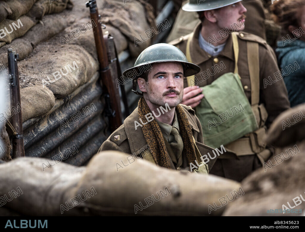 TOM STURRIDGE in JOURNEY'S END, 2017, directed by SAUL DIBB. Copyright British Film Company.