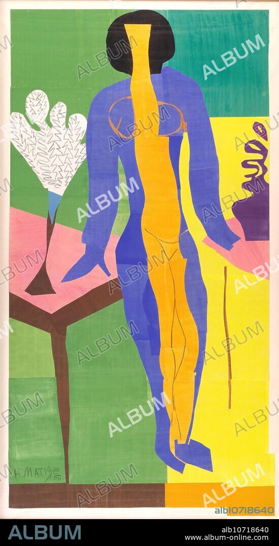Henri Matisse/ Zulma, 1950. Collage 238 x 133 cm.