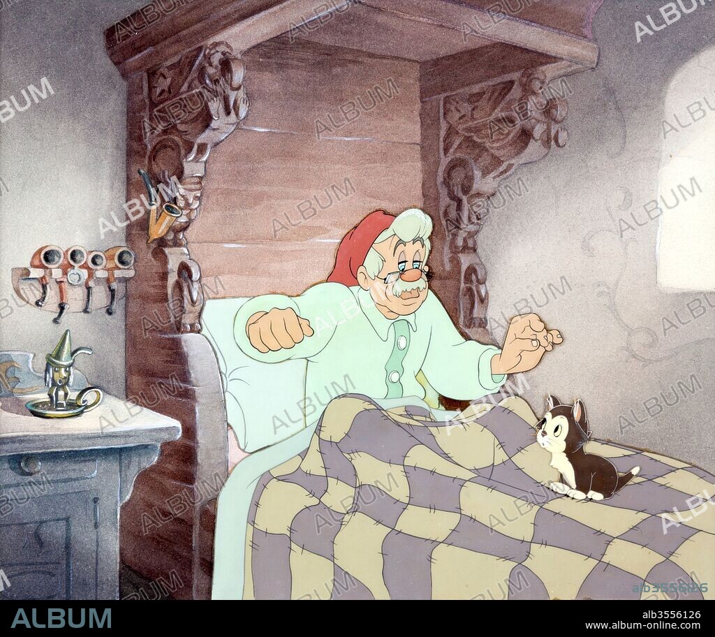 PINOCHO, 1940 (PINOCCHIO), dirigida por BEN SHARPSTEEN y HAMILTON LUSKE. Copyright WALT DISNEY PRODUCTIONS.