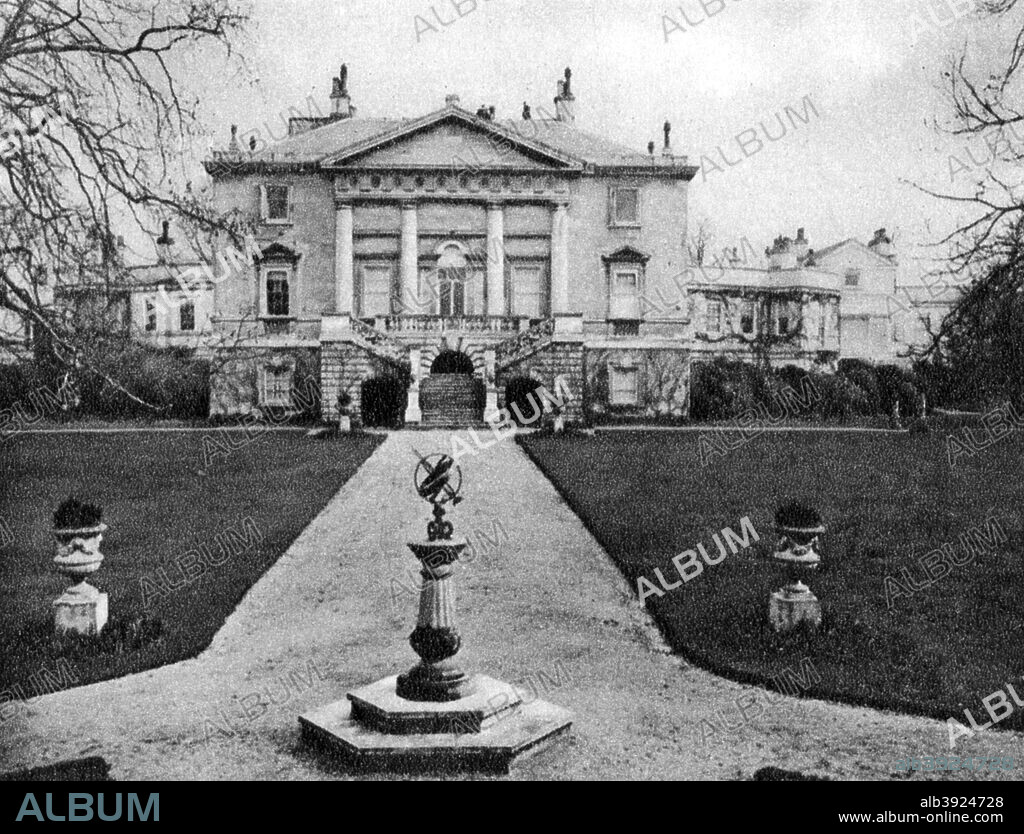 The White Lodge in Richmond Park, London, 1926-1927. A Palladian villa commissioned by George II. It later became the Royal Ballet School.