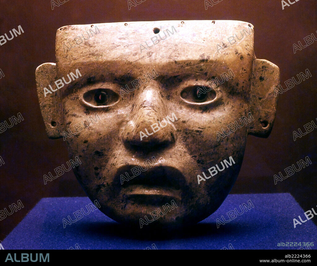 MASCARA ANTROPOMORFA Teotihuacan,.