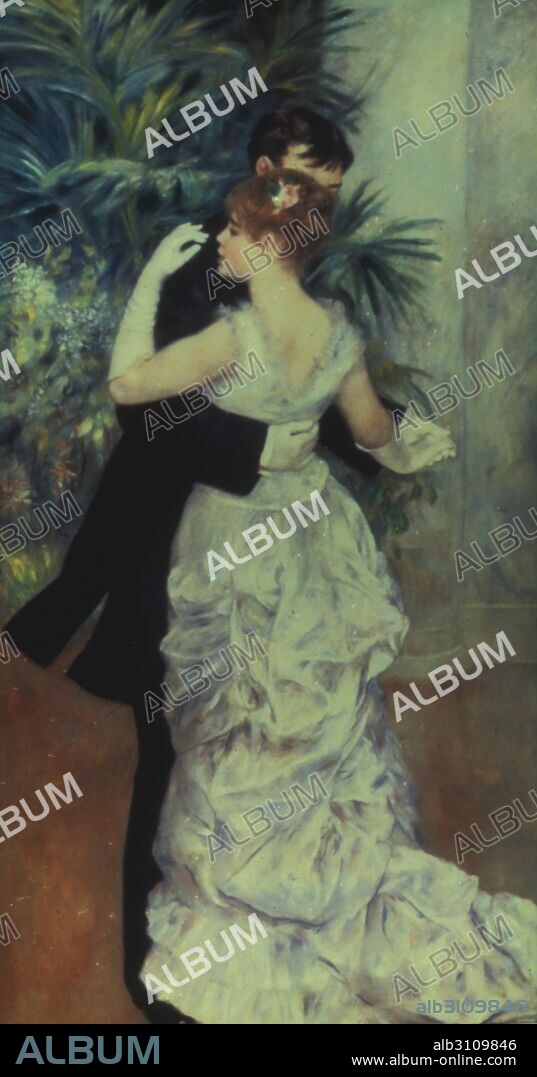 PIERRE-AUGUSTE RENOIR. Baile en una ciudad/1822-1883.