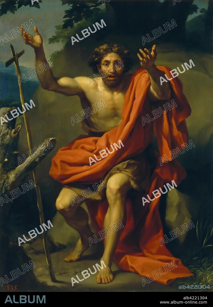 安东·拉斐尔·门斯. 'St John the Baptist in the Desert'. Germany, Circa 1774. Dimensions: 208x153 cm.