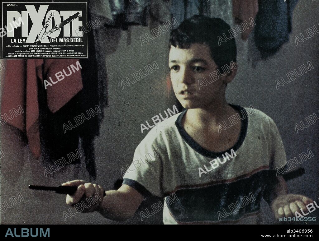 FERNANDO RAMOS DA SILVA in PIXOTE, A LEI DO MAIS FRACO, 1981, directed by HECTOR BABENCO. Copyright EMBRAFILME/HB FILMES.