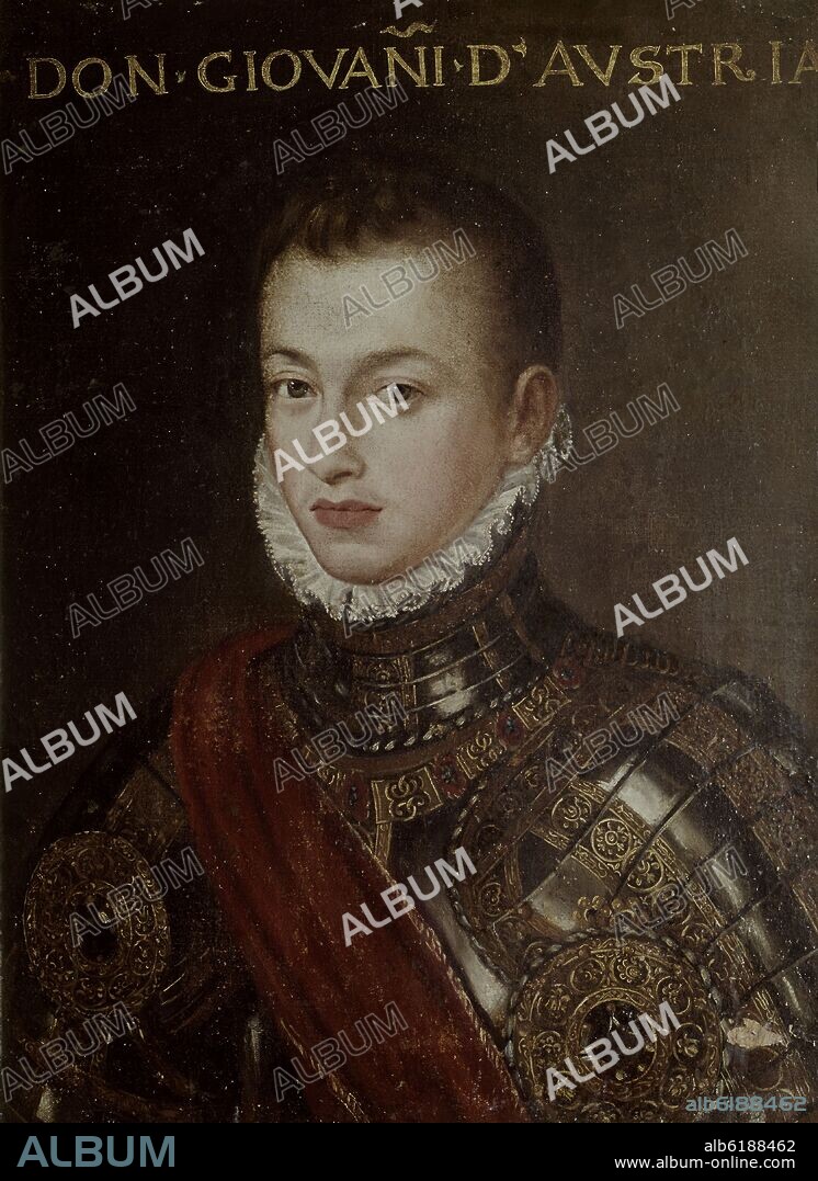 RETRATO DE DON JUAN DE AUSTRIA (1545-1578) - HIJO NATURAL DE CARLOS V Y BARBARA BLOMBERG - SIGLO XVI.