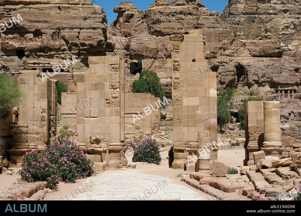 Petra. Importante enclave arqueológico en Jordania. Capital del antiguo reino Nabateo.