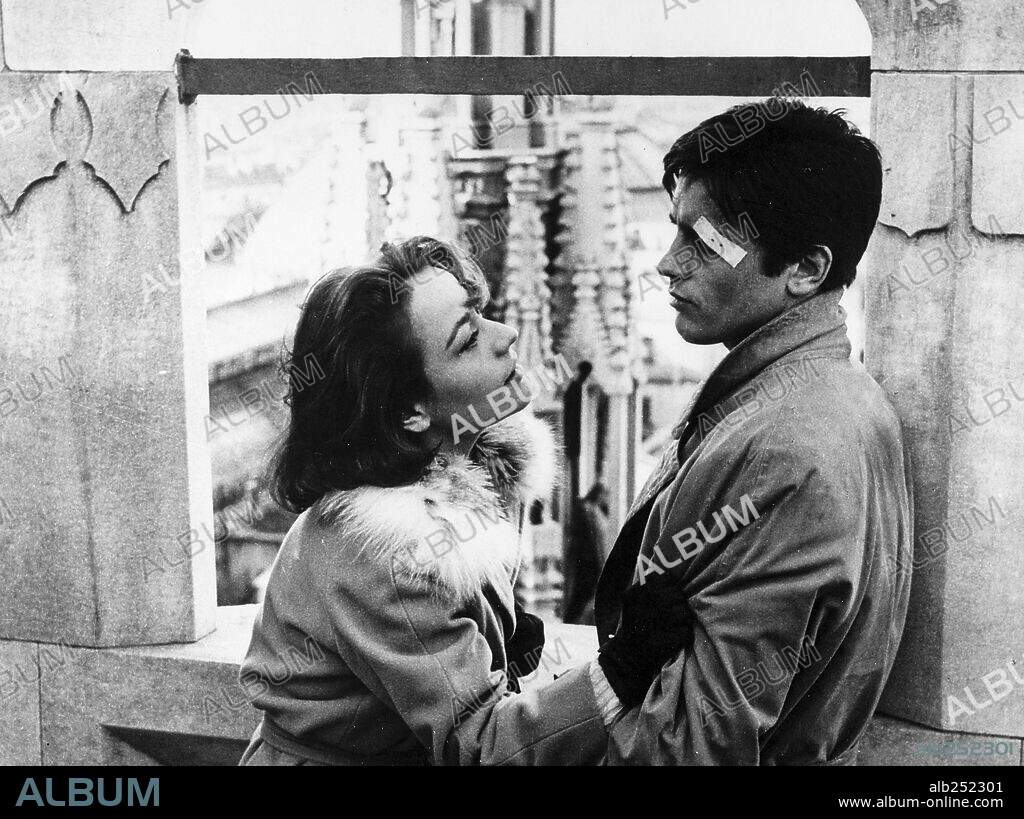 BAND AID, ALAIN DELON und ANNIE GIRARDOT. ALAIN DELON und ANNIE GIRARDOT in ROCCO E I SUOI FRATELLI, 1960, unter der Regie von LUCHINO VISCONTI. Copyright TITANUS/LES FILMS MARCEAU.