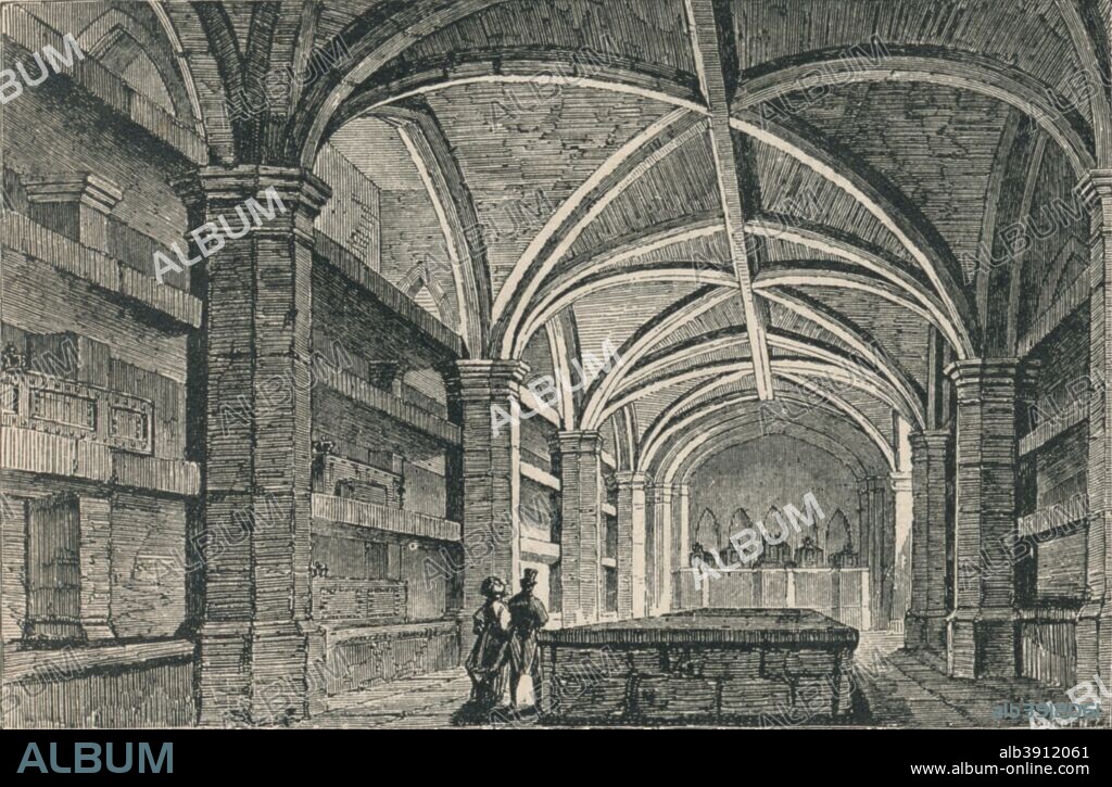 'The Royal Vault', 1895. From The Governor's Guide to Windsor Castle, by the Most Noble The Marquis of Lorne, K.T. [Cassell and Company, Limited, London, 1895].