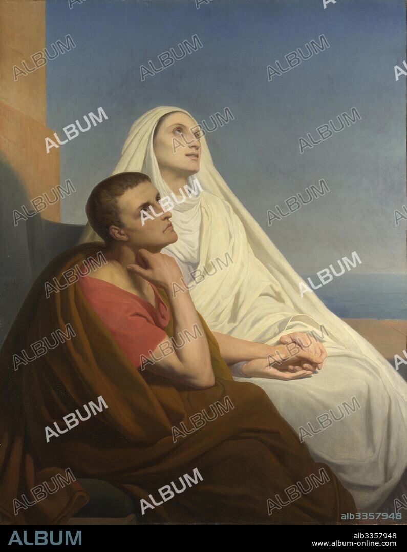 ARY SCHEFFER. Saints Augustine and Monica.