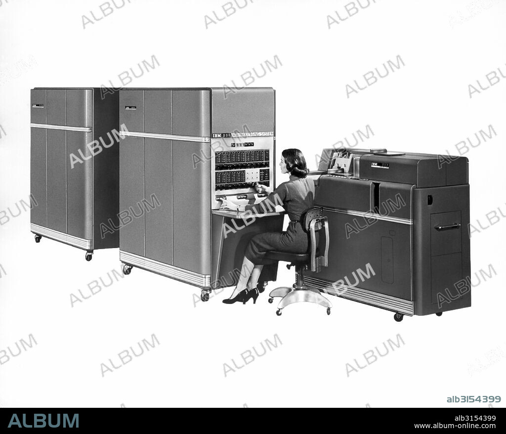 New York: 1954. IBM introduces the IBM 650 Data Processing System, which was the first mass produced computer, selling 450 of them in the first year.