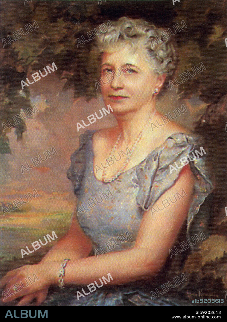 Bess Truman (February 13, 1885 - October 18, 1982), wife of Harry S. Truman, 33rd President of the United States. She served as First Lady during his Presidency from 1945 to 1953.