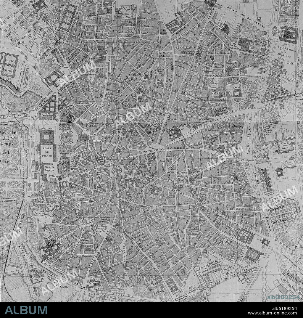 PEDRO TEIXEIRA (1592-1662) PEDRO TEXEIRA. PLANO DE LA VILLA DE MADRID - 1656.