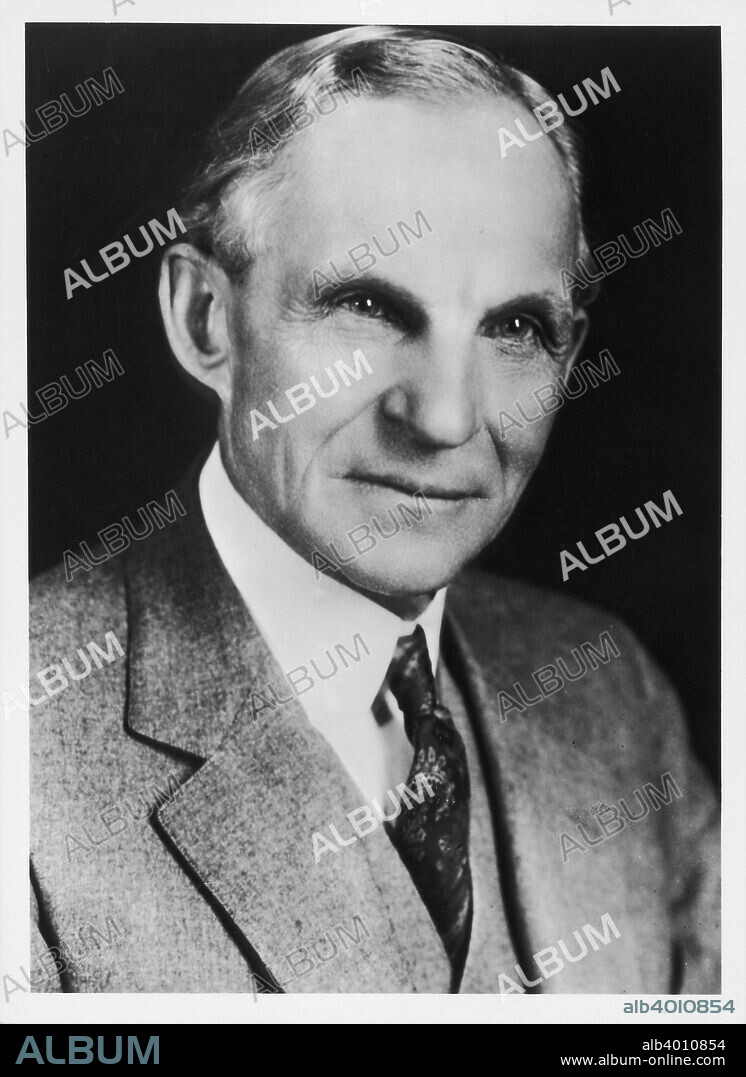 Henry Ford, American automobile engineer and manufacturer, 1908. In 1903, Henry Ford founded the Ford Motor Company. He pioneered modern 'assembly line' mass production techniques for his famous Model T motor car. Fifteen million Model T motor cars were produced between 1908 and 1928.