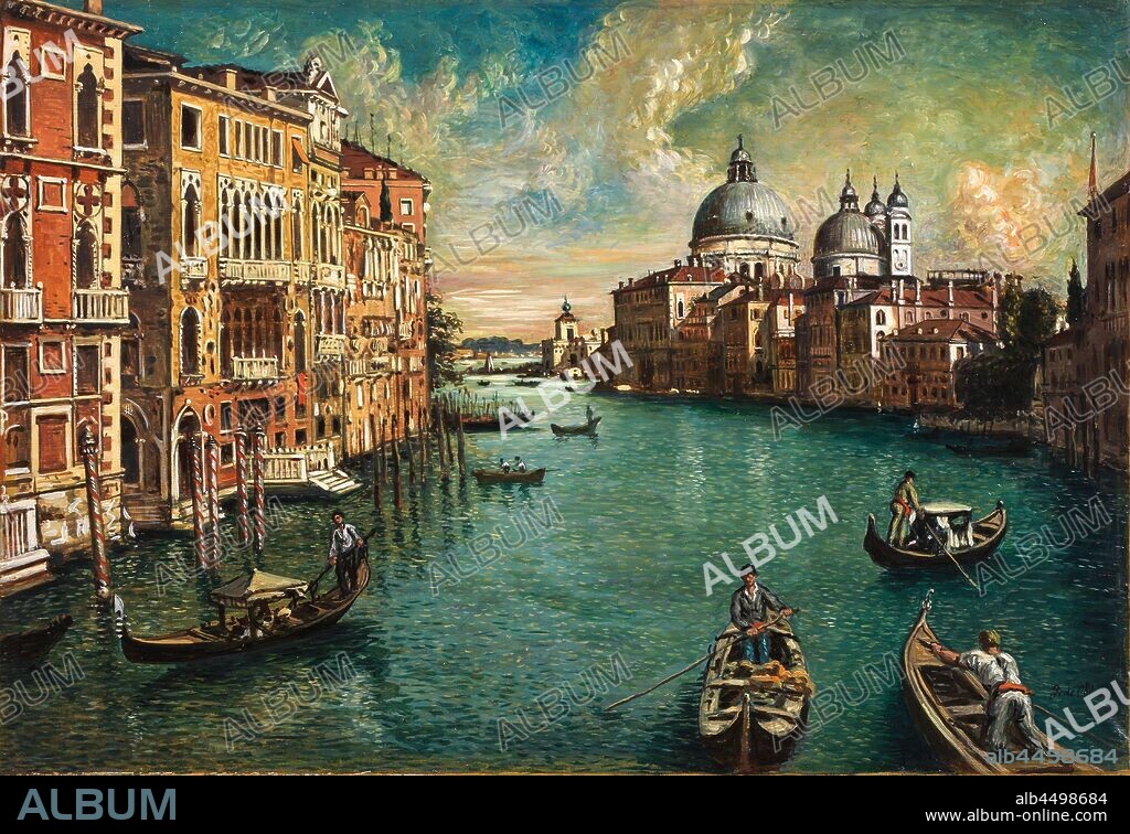 GIORGIO DE CHIRICO. Canal Grande a Venezia.