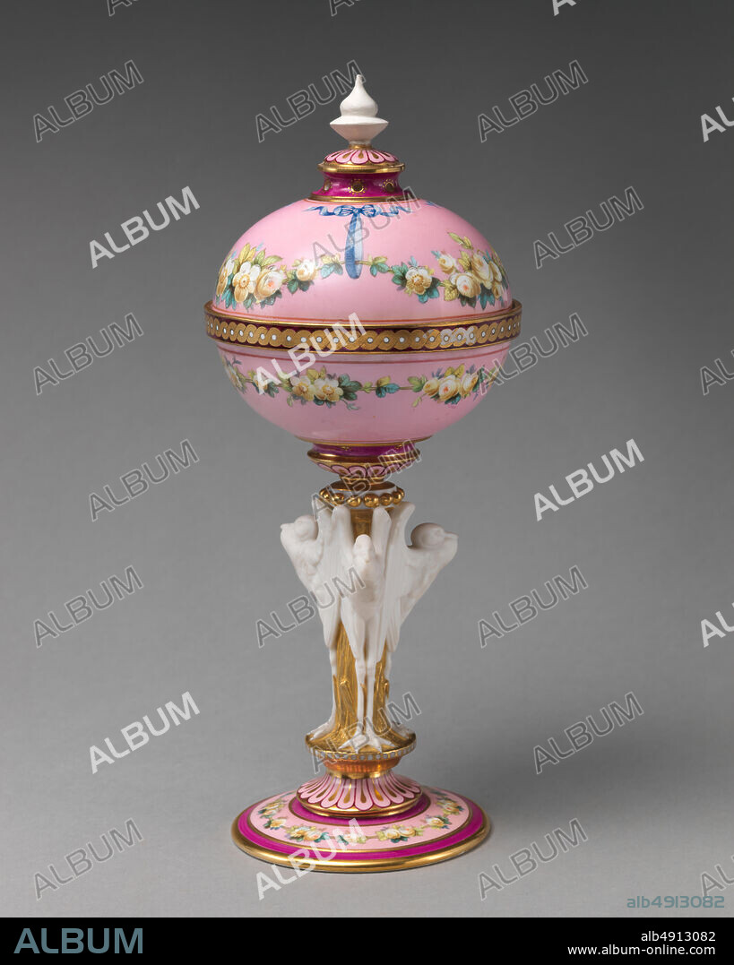 Minton(s), Potpourri, British, Stoke-on-Trent, Staffordshire, Minton(s) (British, Stoke-on-Trent, 1793present), ca. 186070, British, Stoke-on-Trent, Staffordshire, Bone china and unglazed porcelain (Parian ware), confirmed: 9 3/16 × 3 3/4 × 3 3/4 in. (23.3 × 9.5 × 9.5 cm), Ceramics-Porcelain.