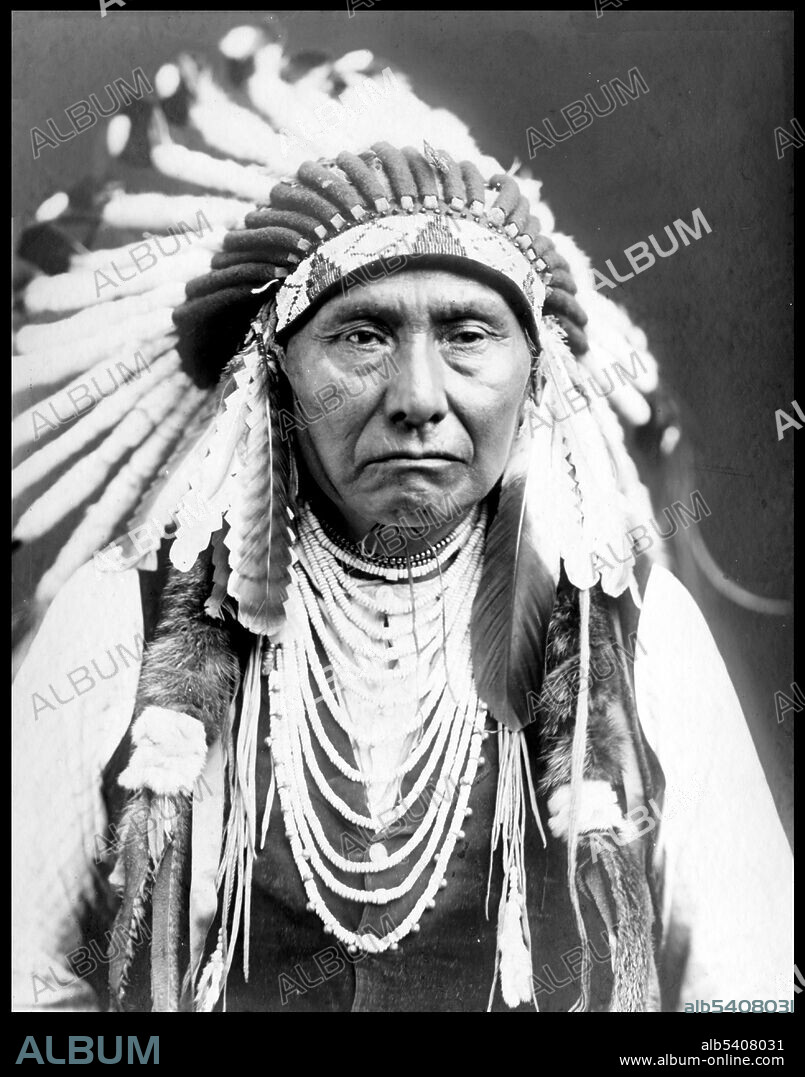 Chief Joseph (1840 - 1904) was the leader of the Wal-lam-wat-kain band of Nez Perce. He led his people when they were forcibly removed from their ancestral lands by the US federal government. For his passionate, principled resistance to his tribe's forced removal, Chief Joseph became renowned as a humanitarian and peacemaker.  Photograph by Edward S. Curtis, 1903 (cropped and cleaned).