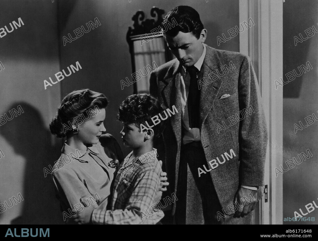 ELIA KAZAN. ESCENA DE "LA BARRERA INVISIBLE" POR GREGORY PECK Y DOROTHY MCGUIRE - 1947.