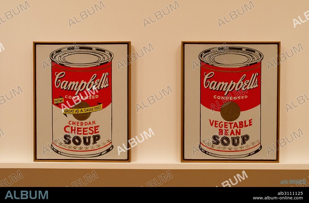 SOPAS CAMPBELL (1962) DE ANDY WARHOL.
