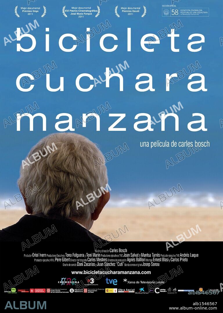 Poster of BICICLETA, CUCHARA, MANZANA, 2010 (BICICLETA, CULLERA, POMA), directed by CARLES BOSCH. Copyright TVE.