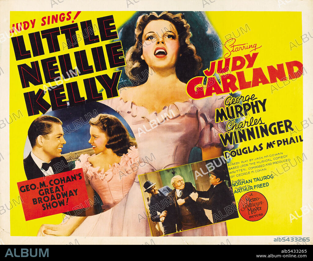 JUDY GARLAND in LITTLE NELLIE KELLY, 1940, directed by NORMAN TAUROG. Copyright M.G.M.