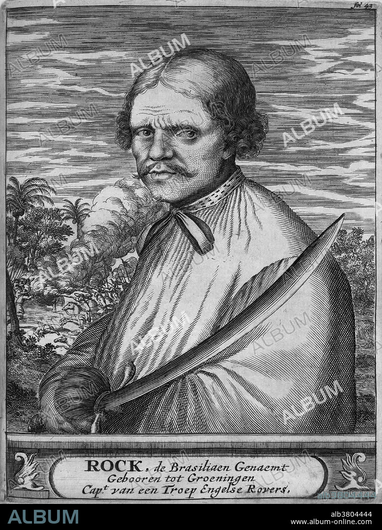 Roche Braziliano (1630 - disappeared 1671) was a Dutch pirate. His pirate career lasted from 1654 until his disappearance around 1671. Historians believe he was born as Gerrit Gerritszoon and that he and his parents moved to Dutch-controlled Brazil. He was a notoriously cruel buccaneer. He would threaten to shoot anyone who did not drink with him. He treated his Spanish prisoners barbarously, typically cutting off their limbs or roasting them alive over a fire. After 1671, Braziliano was never seen or heard from again. Even to this date, nobody knows what became of the Dutch pirate.