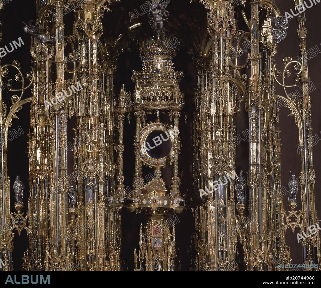 ENRIQUE DE ARFE (1475-1545). DETALLE DE LA CUSTODIA DE ASIENTO DE LA CATEDRAL DE TOLEDO - 1520/4.